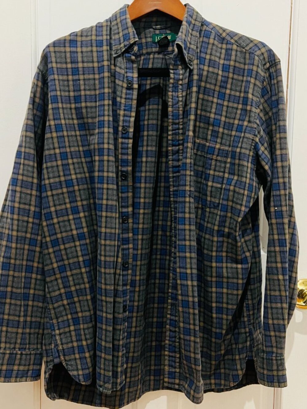 Vintage 90's JCrew Shirt men's size Large - Picture 12 of 16